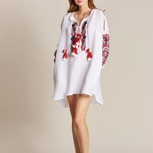 St. Roche Willow Linen Tunic / Cover Up
